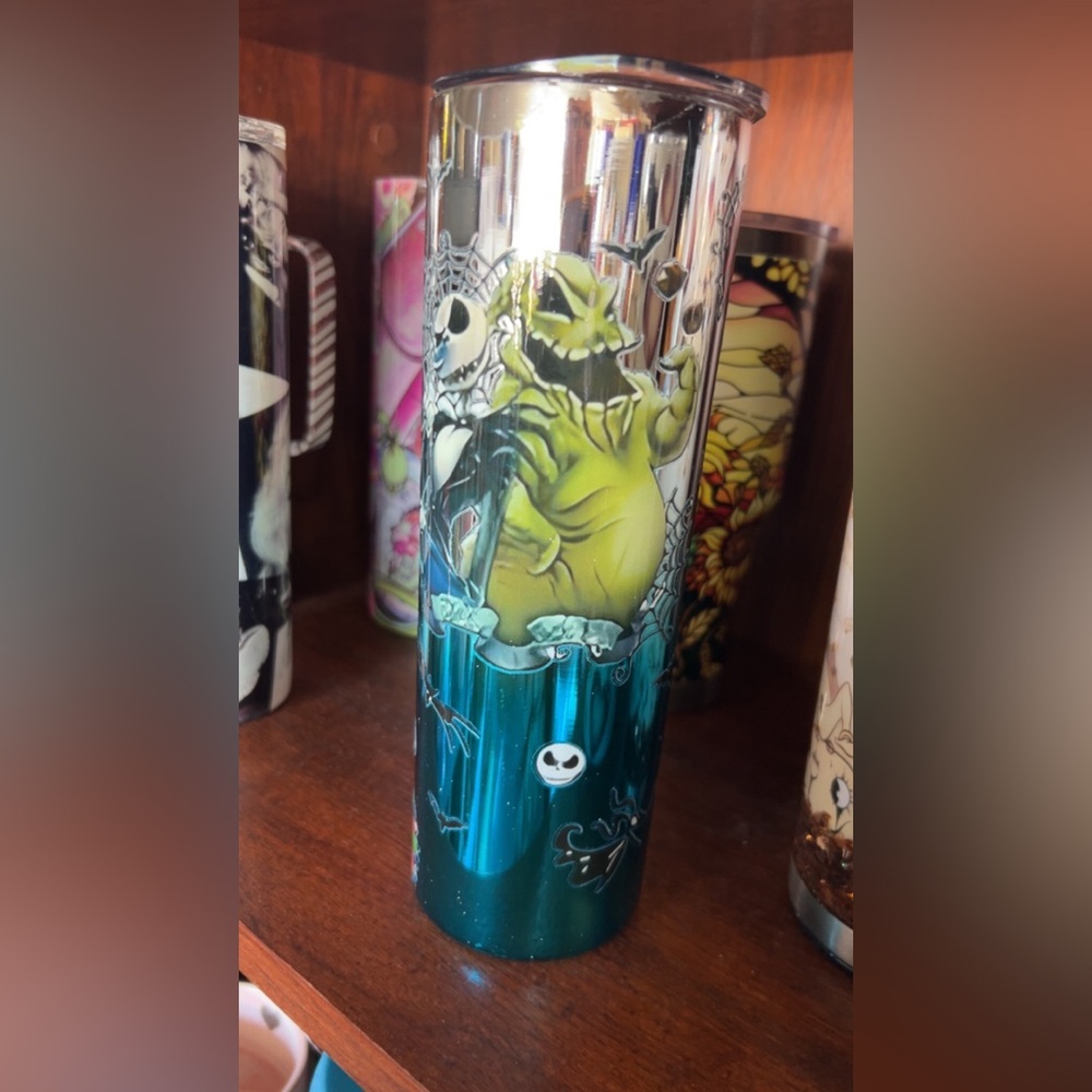 Jack Skellington and Oogie Boogie Tumbler